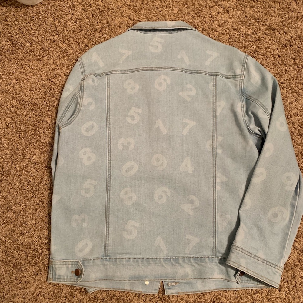 Jean Jacket with Number Design - Picture 3 of 4